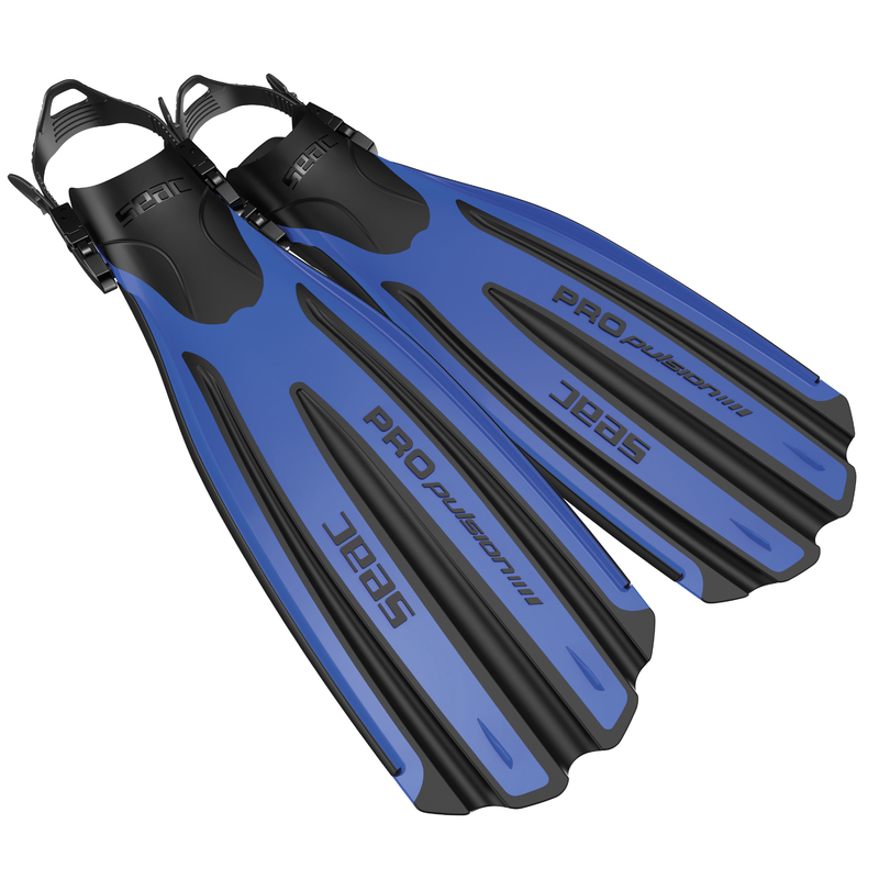 Peraje za SCUBA ronjenje sa otvorenom petom. SeacSub Propulsion Pro plave