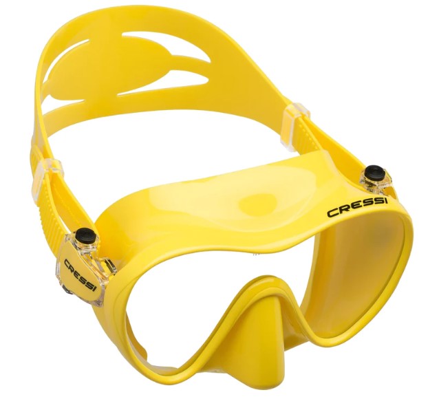 Maska Cressi F1 frameless žuta
