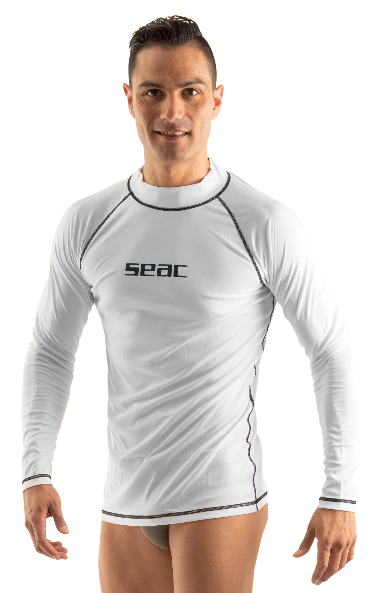 Rashguard majica Seac T-Sun muška duga bijela