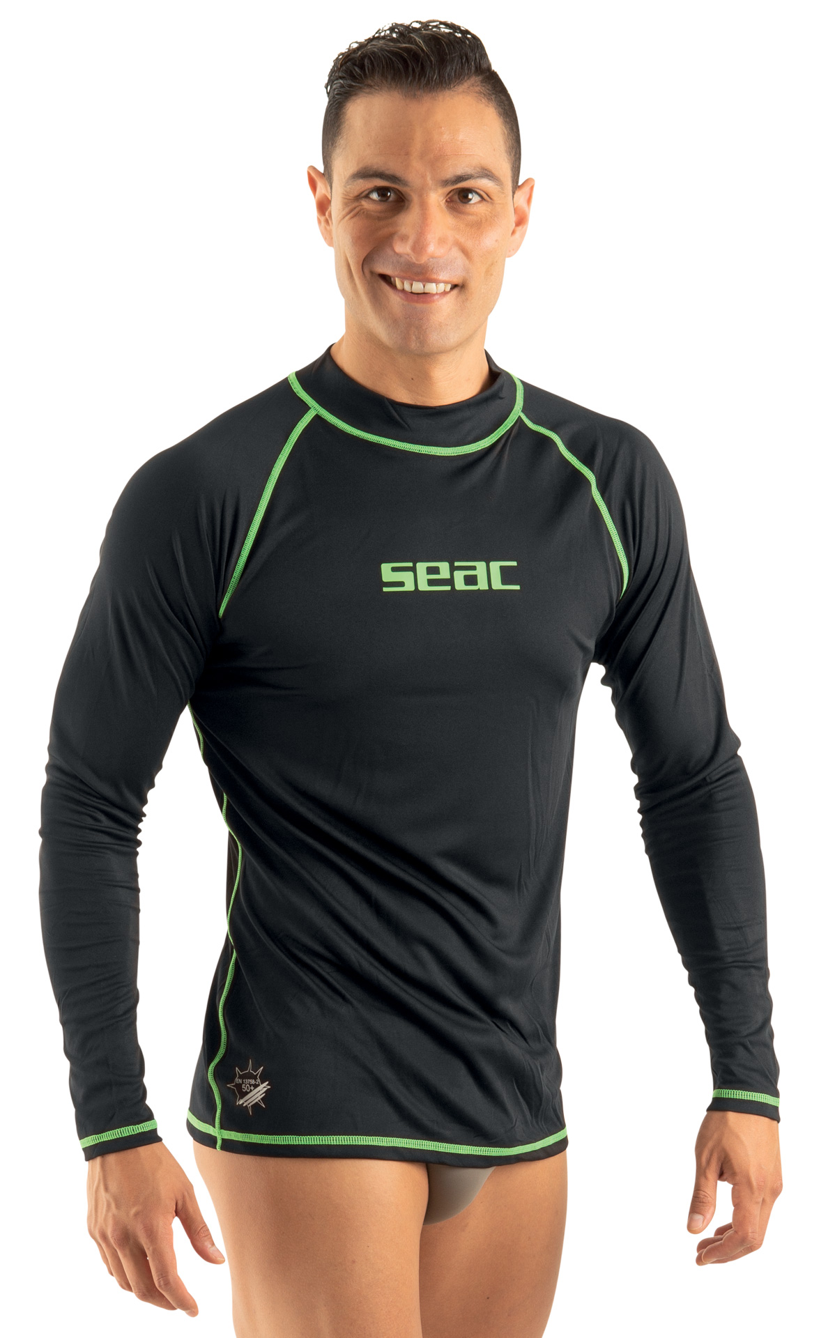Rashguard majica Seac T-Sun muška duga crna