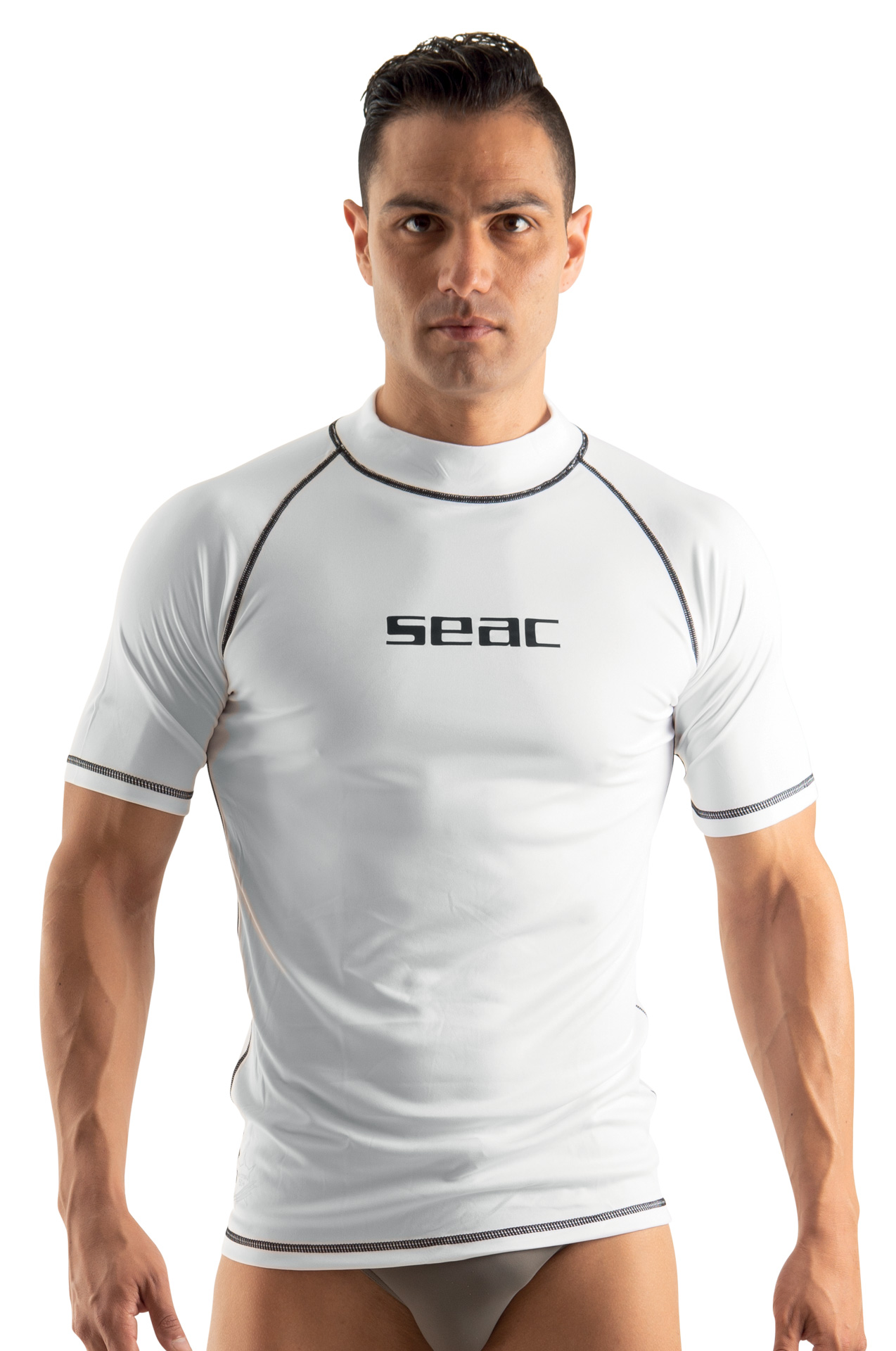 SeacSub Rashguard T-sun kratki rukav. Muška. Bijela